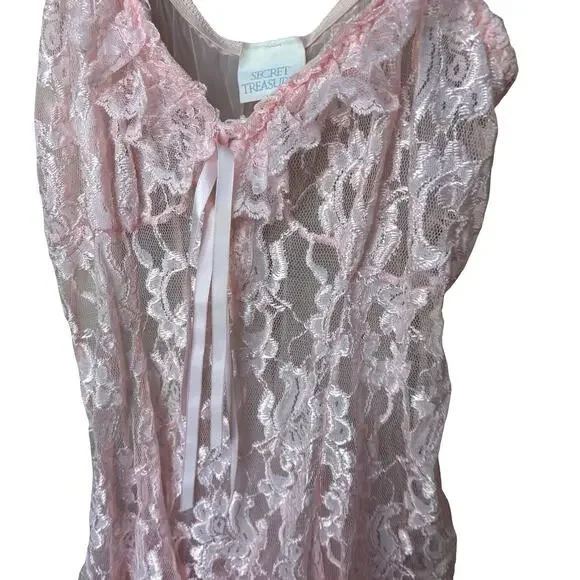 Secret Treasures Lingerie Pink Lace - Picture 5 of 8